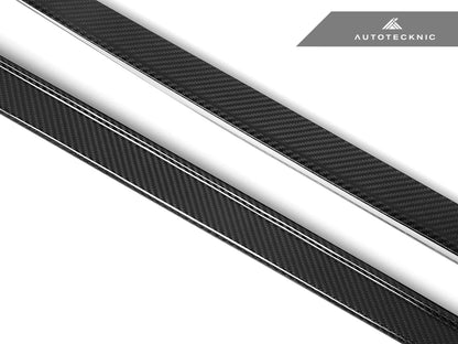 AutoTecknic Dry Carbon Fiber Side Skirt Extension Set - G60 5-Series