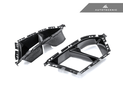 AutoTecknic Dry Carbon Front Bumper Lower Vent Set - G80 M3 | G82/ G83 M4
