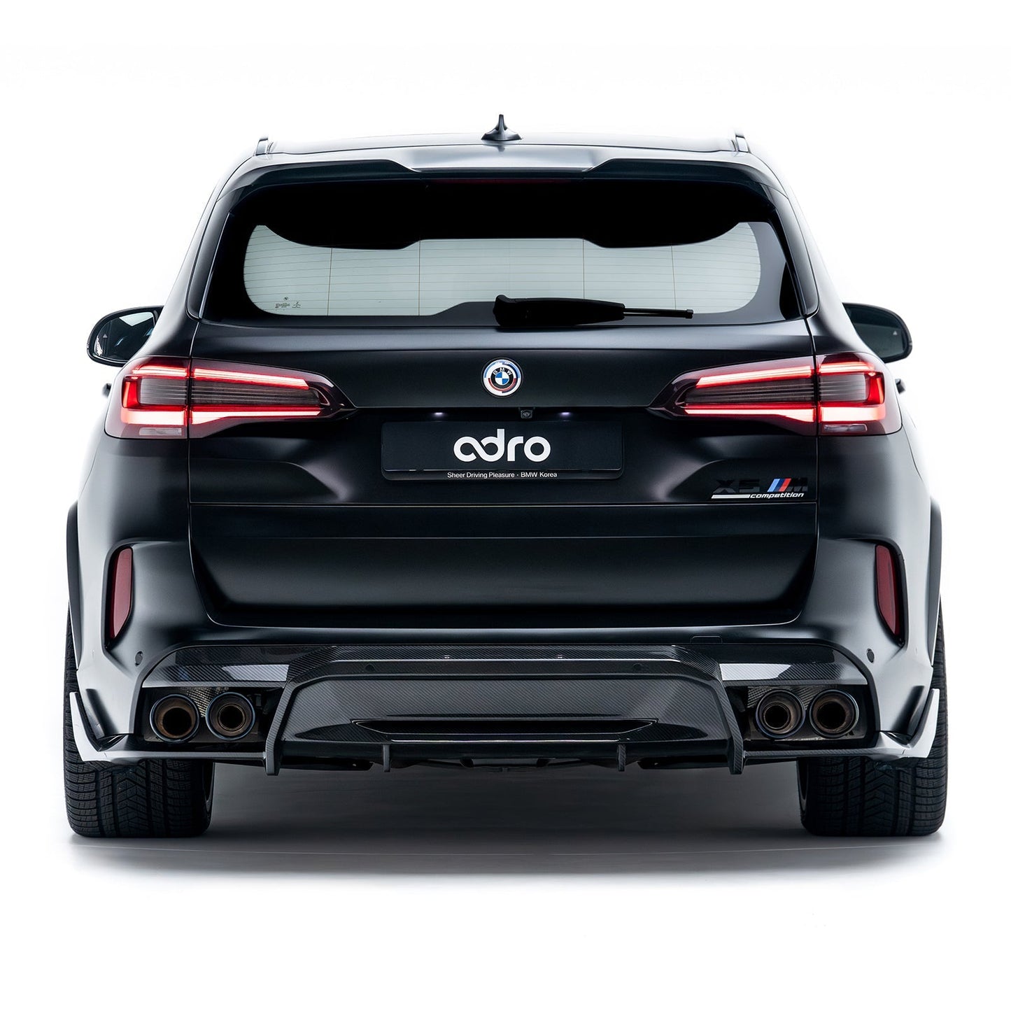 BMW F95 X5M Prepreg Carbon Fiber Rear Diffuser
