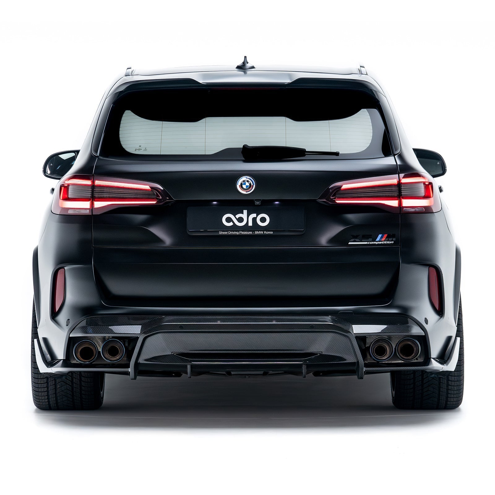 BMW F95 X5M Prepreg Carbon Fiber Rear Diffuser