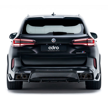 BMW F95 X5M Prepreg Carbon Fiber Rear Diffuser