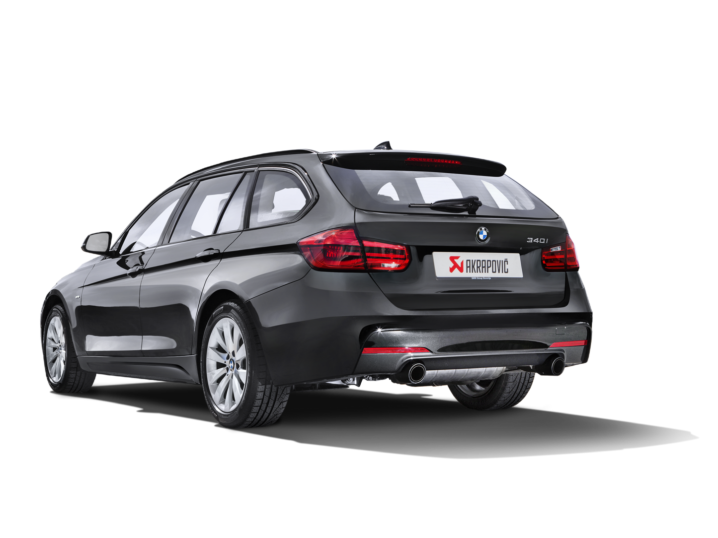 Akrapovic 16-17 BMW 340i (F30 F31) Evolution Line Cat Back (SS) w/ Carbon Tips (Req. Link Pipe)