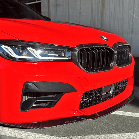 CarBahn Gloss Carbon Fiber Front Grille BMW F90 M5 (2021-2023)