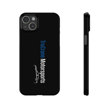 TruCrane Motorsports Slim iPhone Case -Black All Models