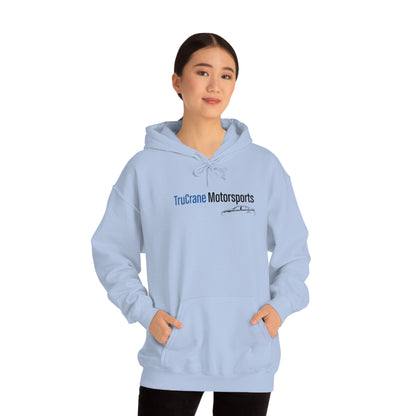 TruCrane Motorsports Unisex Heavy Blend Hooded Sweatshirt -Blue/Black