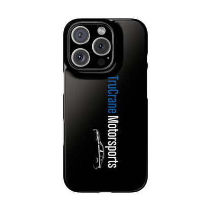 TruCrane Motorsports Slim iPhone Case -Black All Models