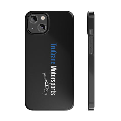 TruCrane Motorsports Slim iPhone Case -Black All Models