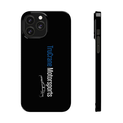 TruCrane Motorsports Slim iPhone Case -Black All Models