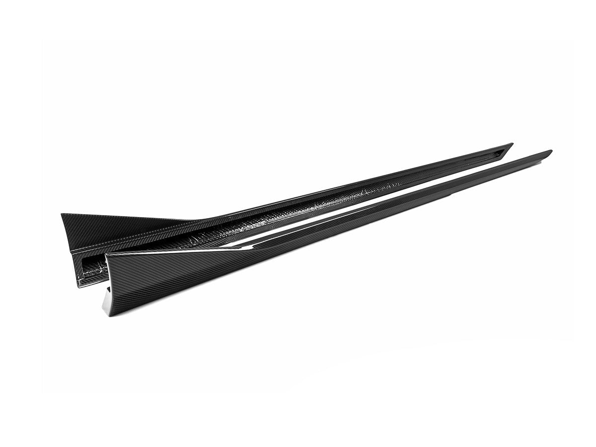AutoTecknic Dry Carbon Fiber Side Skirt Extension Set - G90/ G99 M5