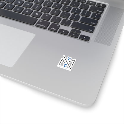 TCM Stickers Blue/Black Transparent