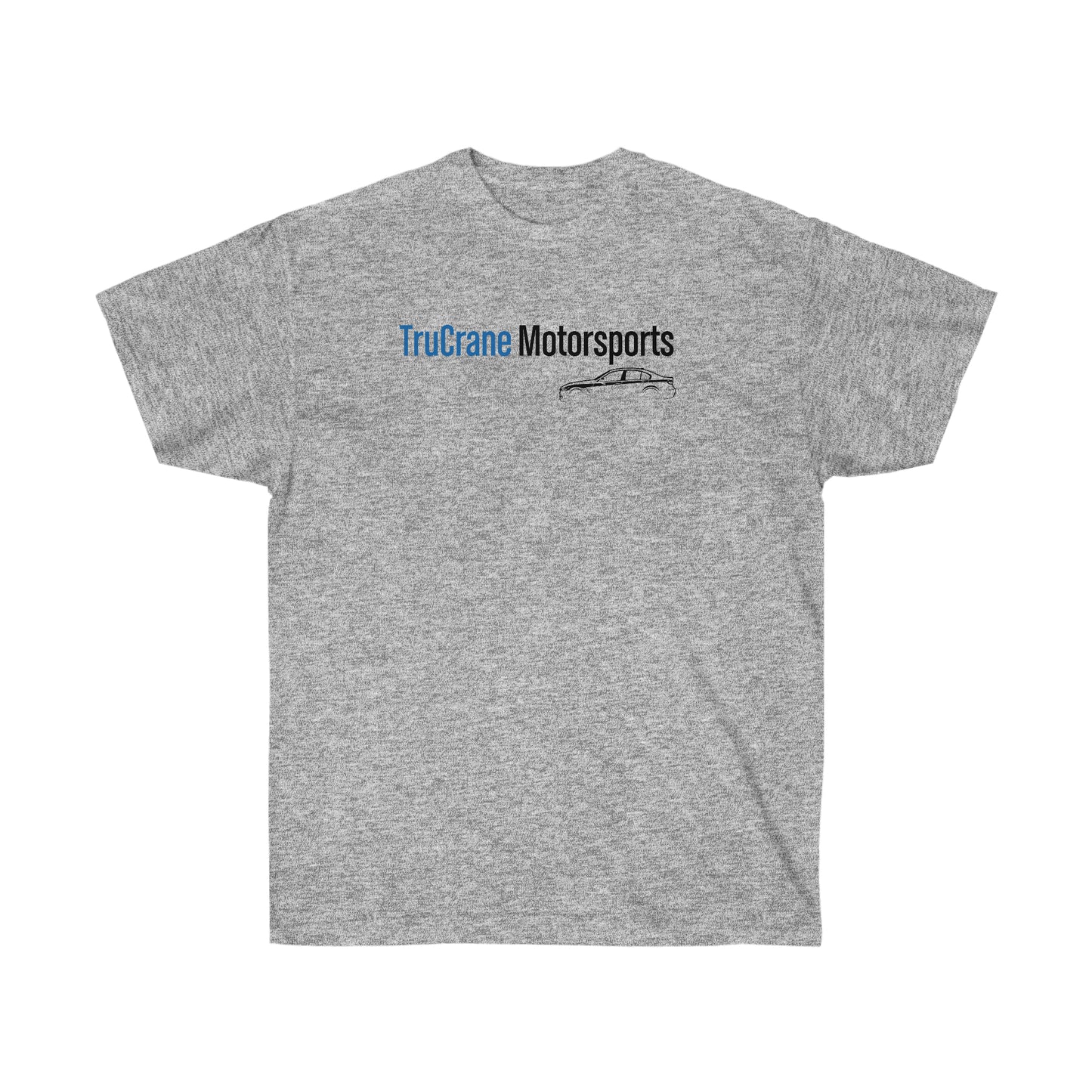 TruCrane Motorsports Heavy Cotton Tee - Blue/Black