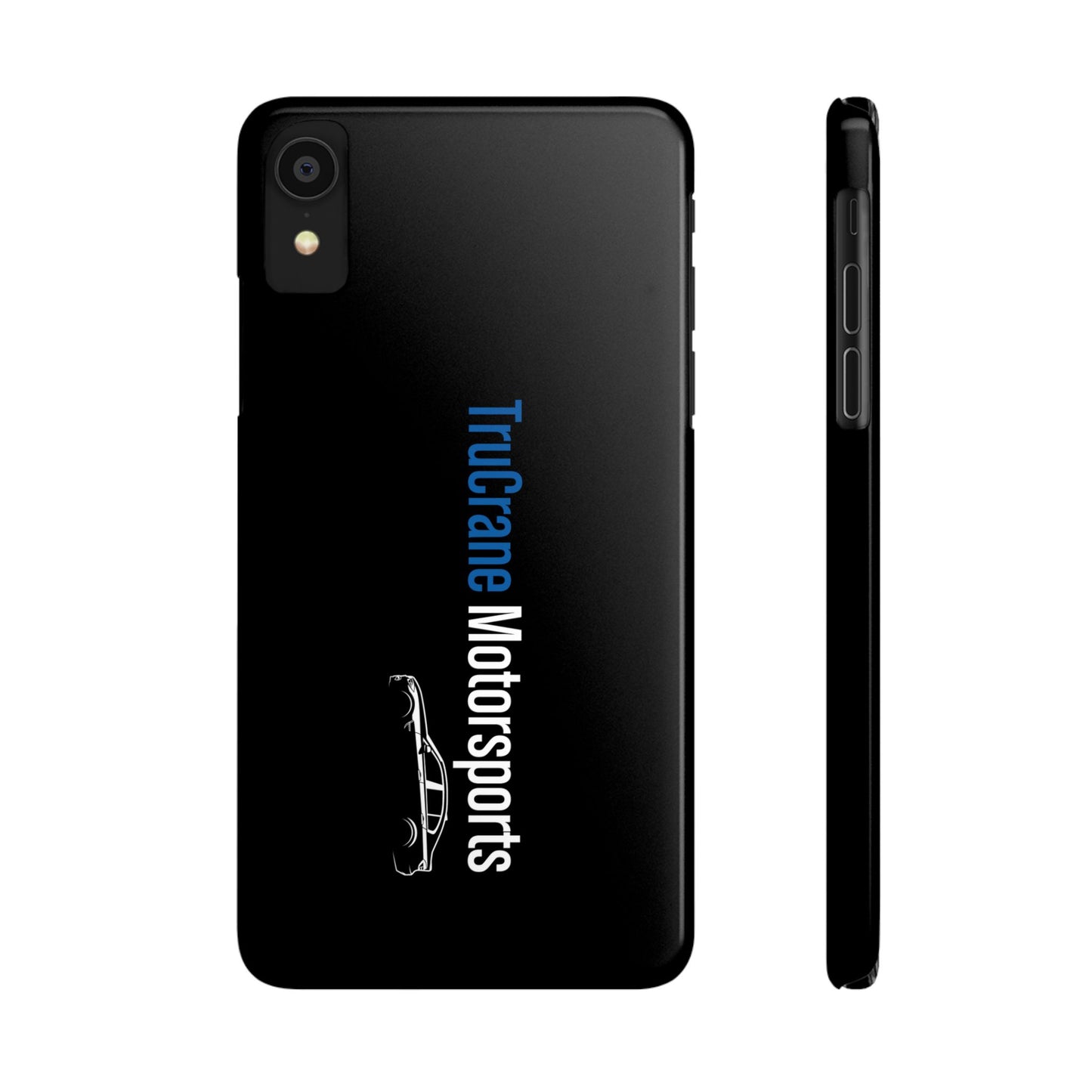 TruCrane Motorsports Slim iPhone Case -Black All Models