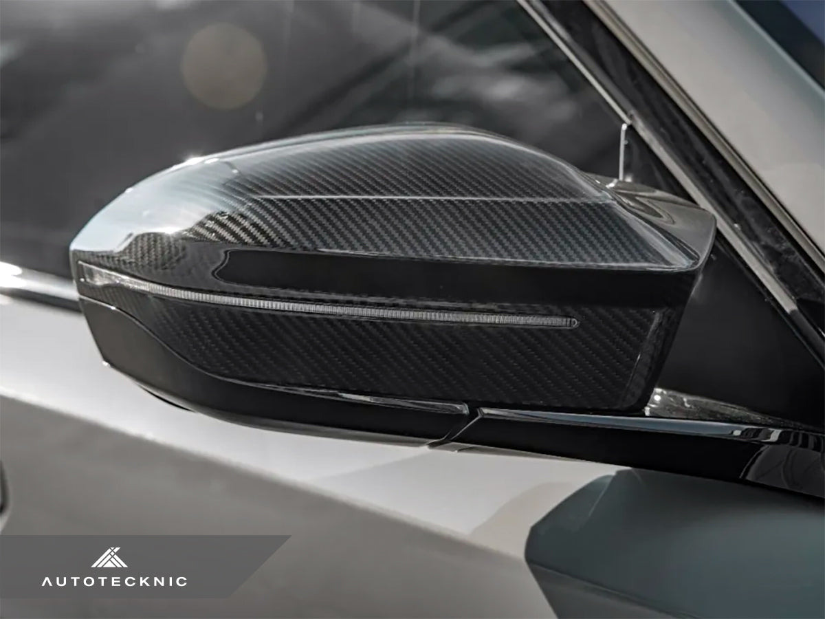 AutoTecknic M-Inspired Dry Carbon Mirror Cap Set - G45 X3