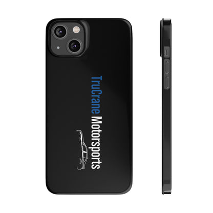 TruCrane Motorsports Slim iPhone Case -Black All Models