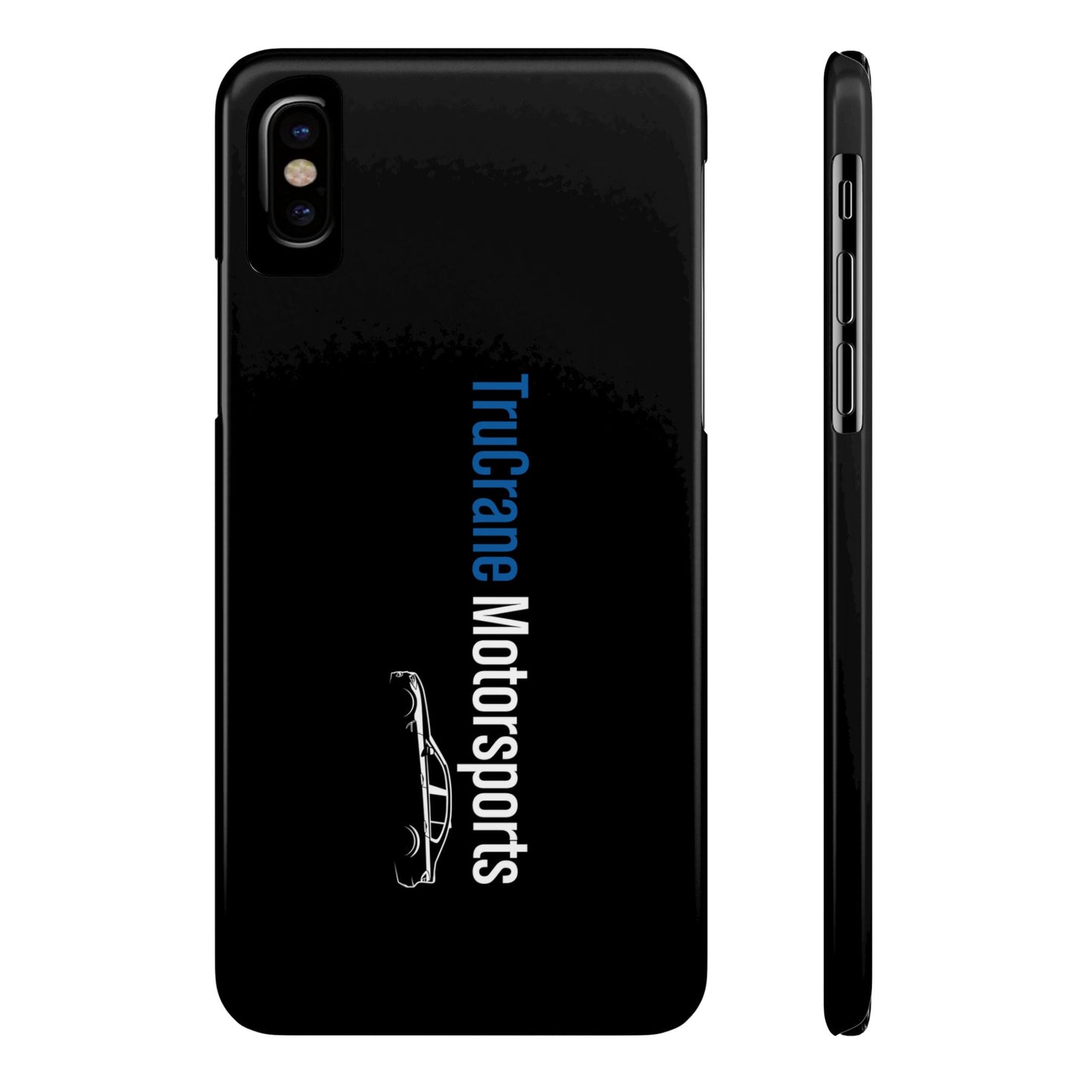 TruCrane Motorsports Slim iPhone Case -Black All Models