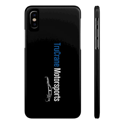 TruCrane Motorsports Slim iPhone Case -Black All Models