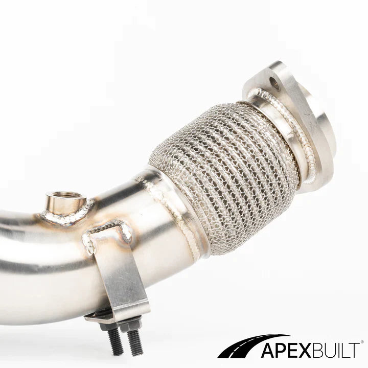 APEXBUILT Mini-Cat Downpipes BMW F97 X3M & F98 X4M (S58, 2021+)