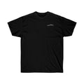 TruCrane Motorsports Heavy Cotton Tee Small Logo Front - Large Back - Blue/White