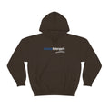TruCrane Motorsports Unisex Heavy Blend Hooded Sweatshirt -Blue/White