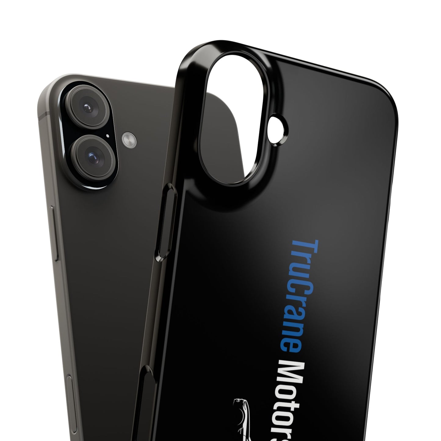 TruCrane Motorsports Slim iPhone Case -Black All Models