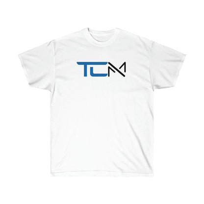 TCM Logo Heavy Cotton Tee Small Logo Front - Large Back - Blue/Black