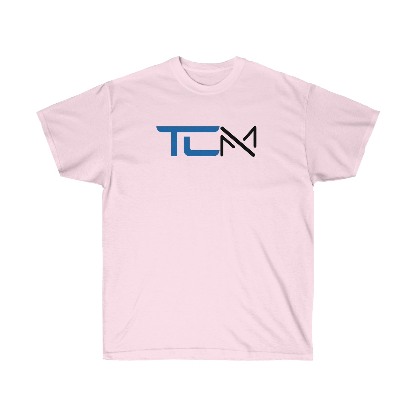 TCM Logo Heavy Cotton Tee Small Logo Front - Large Back - Blue/Black