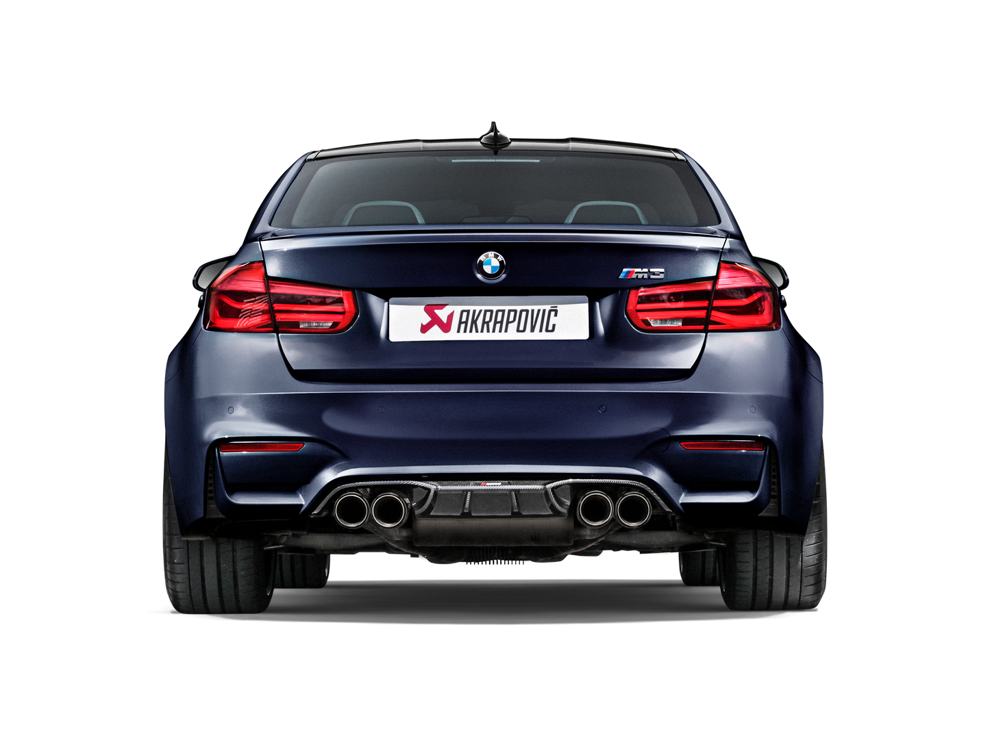 Akrapovic 14-17 BMW M3 (F80) Rear Carbon Fiber Diffuser - High Gloss