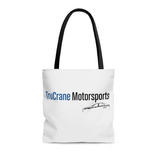 TruCrane Motorsports Tote Bag - White