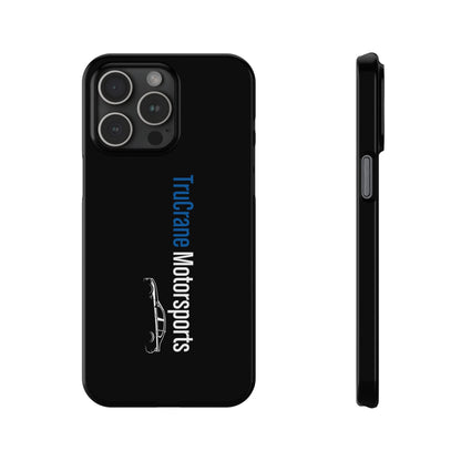 TruCrane Motorsports Slim iPhone Case -Black All Models