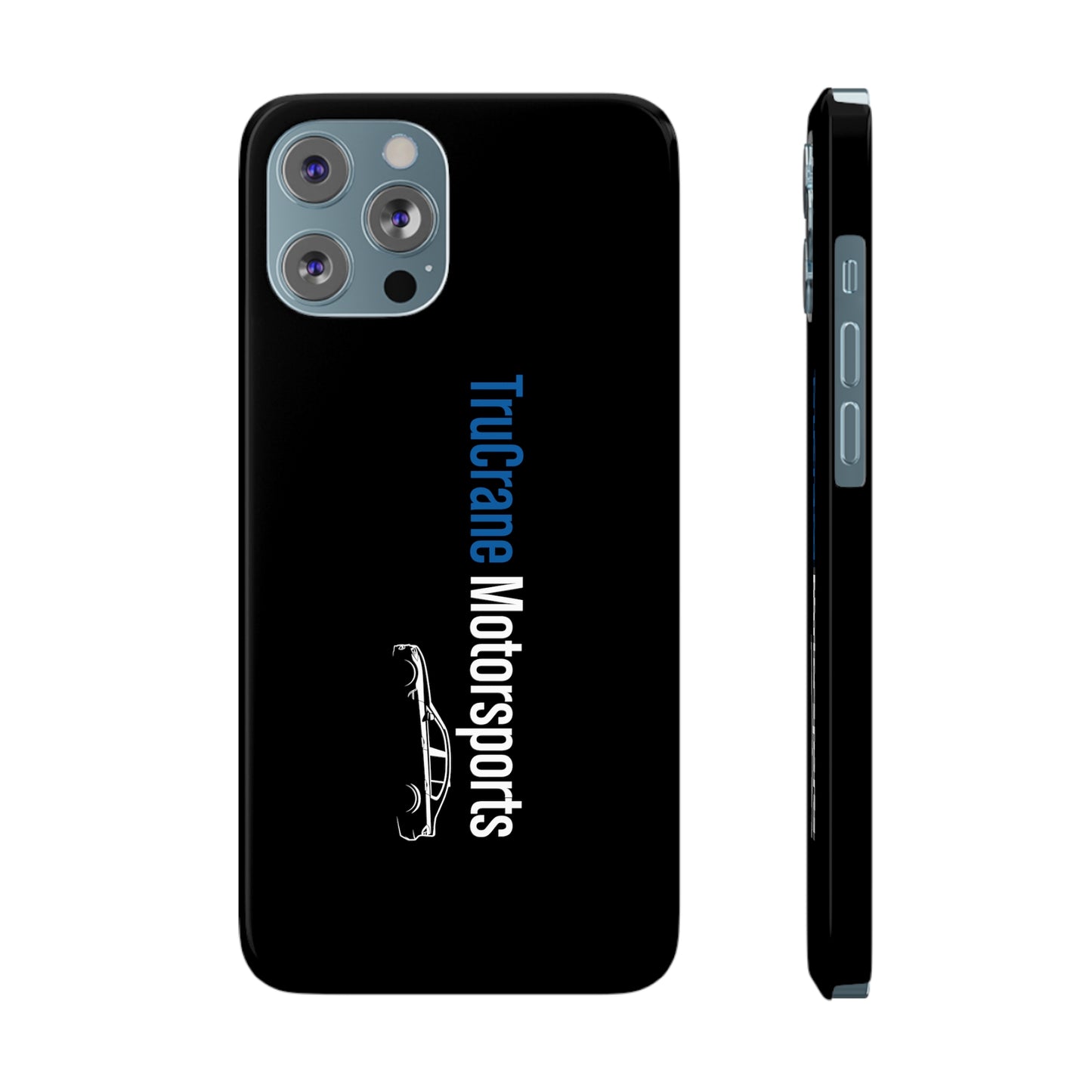 TruCrane Motorsports Slim iPhone Case -Black All Models