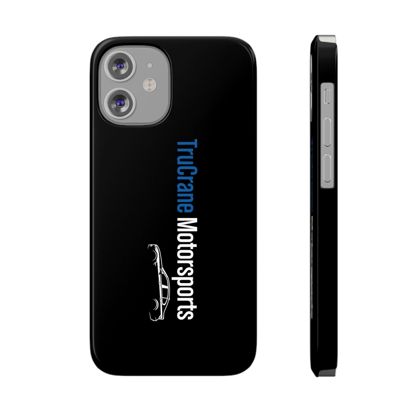 TruCrane Motorsports Slim iPhone Case -Black All Models