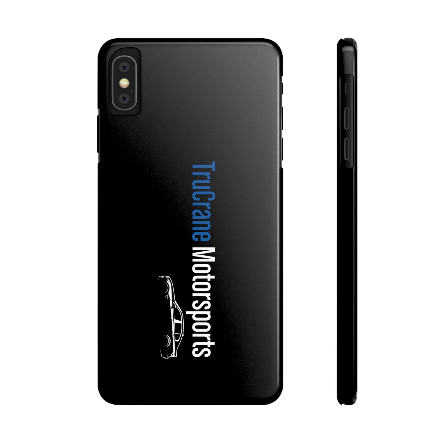 TruCrane Motorsports Slim iPhone Case -Black All Models