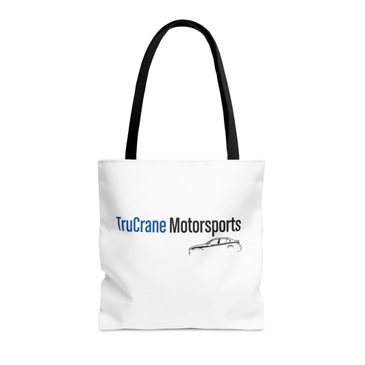 TruCrane Motorsports Tote Bag - White