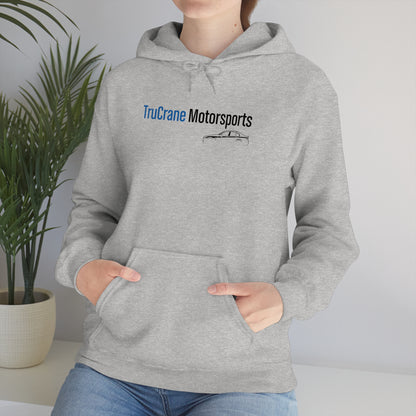 TruCrane Motorsports Unisex Heavy Blend Hooded Sweatshirt -Blue/Black