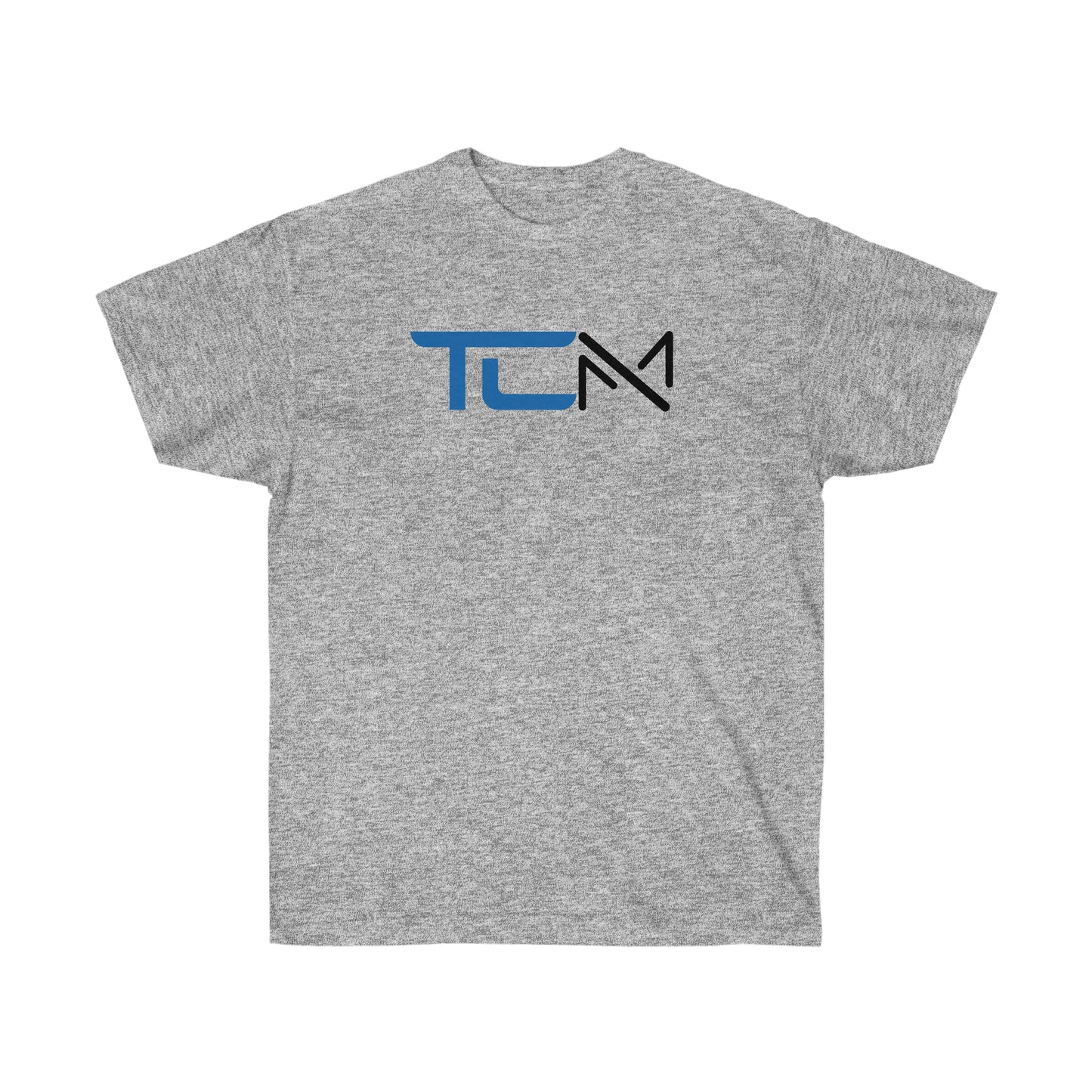 TCM Logo Heavy Cotton Tee Small Logo Front - Large Back - Blue/Black