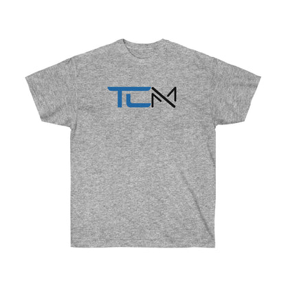 TCM Logo Heavy Cotton Tee Small Logo Front - Large Back - Blue/Black