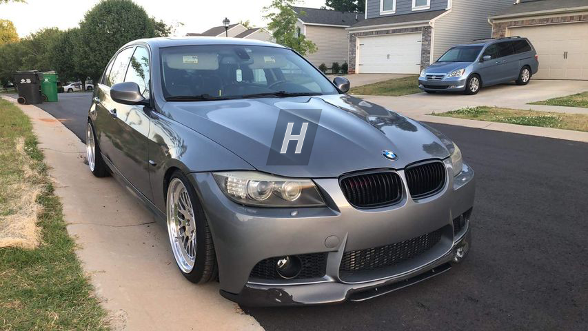Horizon Motorsport AP V1 CARBON FIBER FRONT LIP BMW E90 3-SERIES (M-TECH M3 STYLE BUMPER)