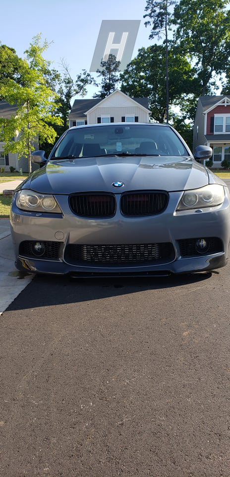 Horizon Motorsport AP V1 CARBON FIBER FRONT LIP BMW E90 3-SERIES (M-TECH M3 STYLE BUMPER)