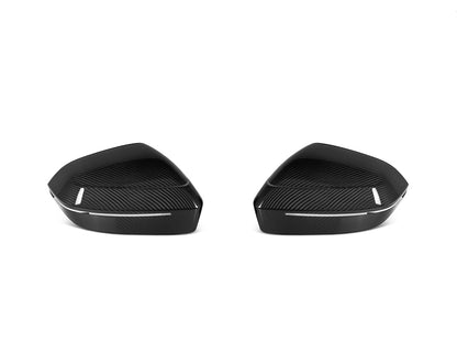 AutoTecknic Dry Carbon Fiber Mirror Cap Set - G60 5-Series | G70 7-Series