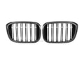 AutoTecknic Dry Carbon Fiber Dual-Slats Front Grille Set - G01 X3 | G02 X4 Pre-LCI