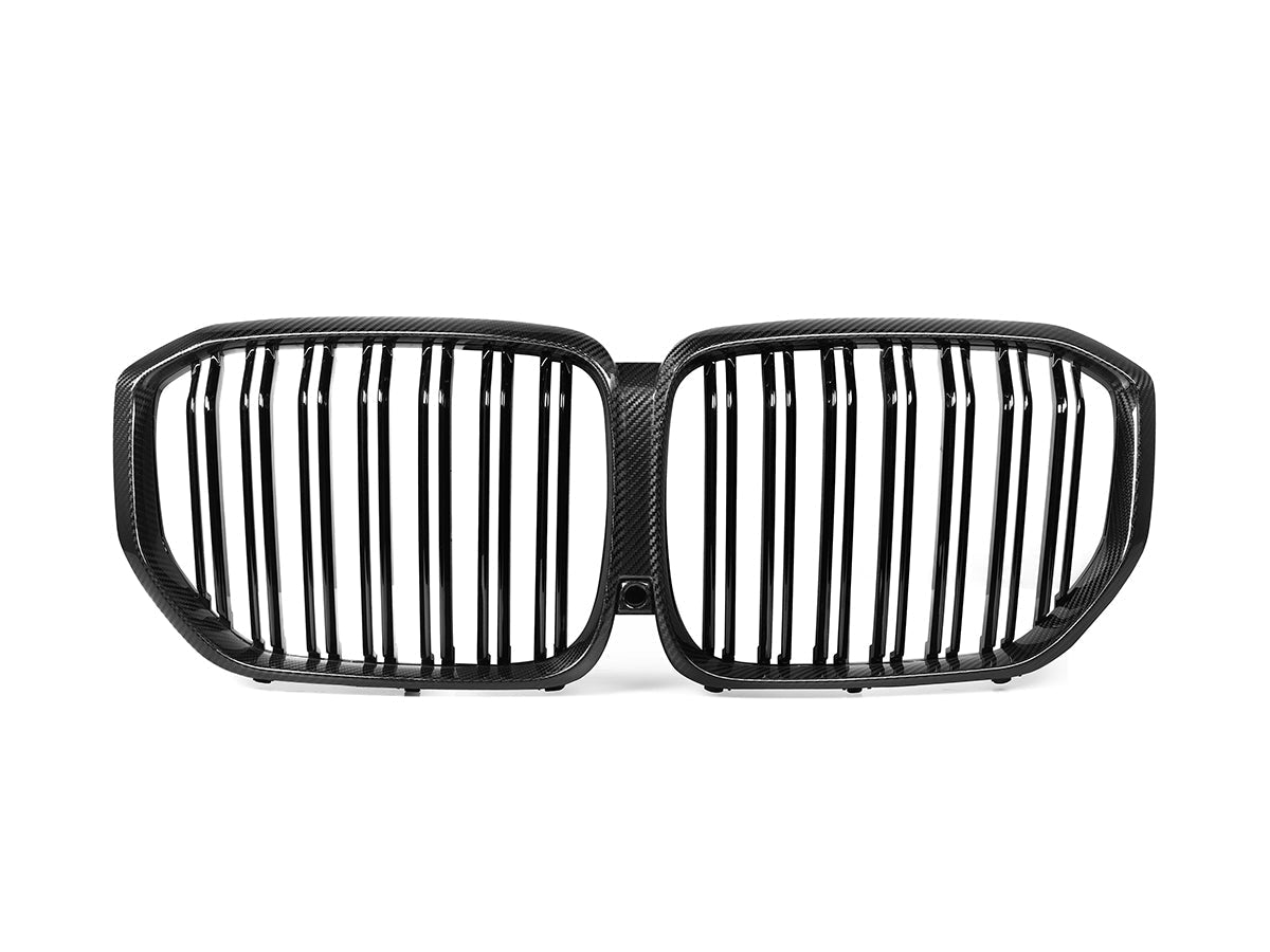 AutoTecknic Dual-Slat Dry Carbon Front Grille - G05 X5 Pre-LCI