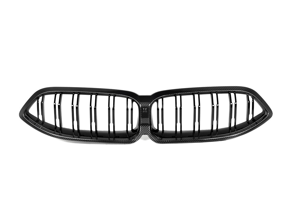AutoTecknic Dry Carbon Dual-Slats Front Grille - G14/ G15/ G16 8-Series