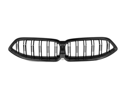AutoTecknic Dry Carbon Dual-Slats Front Grille - G14/ G15/ G16 8-Series