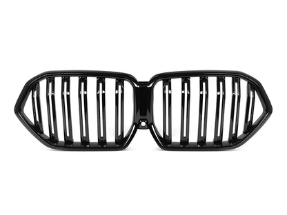 AutoTecknic Dual-Slats Gloss Black Front Grille - G06 X6 LCI