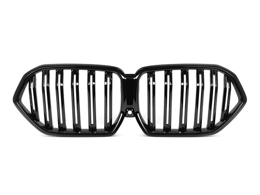 AutoTecknic Dual-Slats Gloss Black Front Grille - G06 X6 LCI