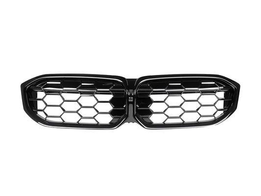 AutoTecknic Gloss Black Honeycomb Front Grille - G20 3-Series LCI