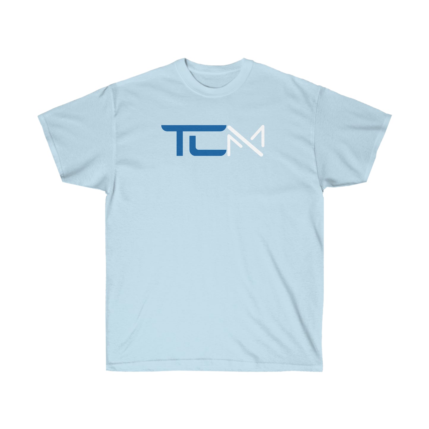 TCM Logo Heavy Cotton Tee - Blue/White