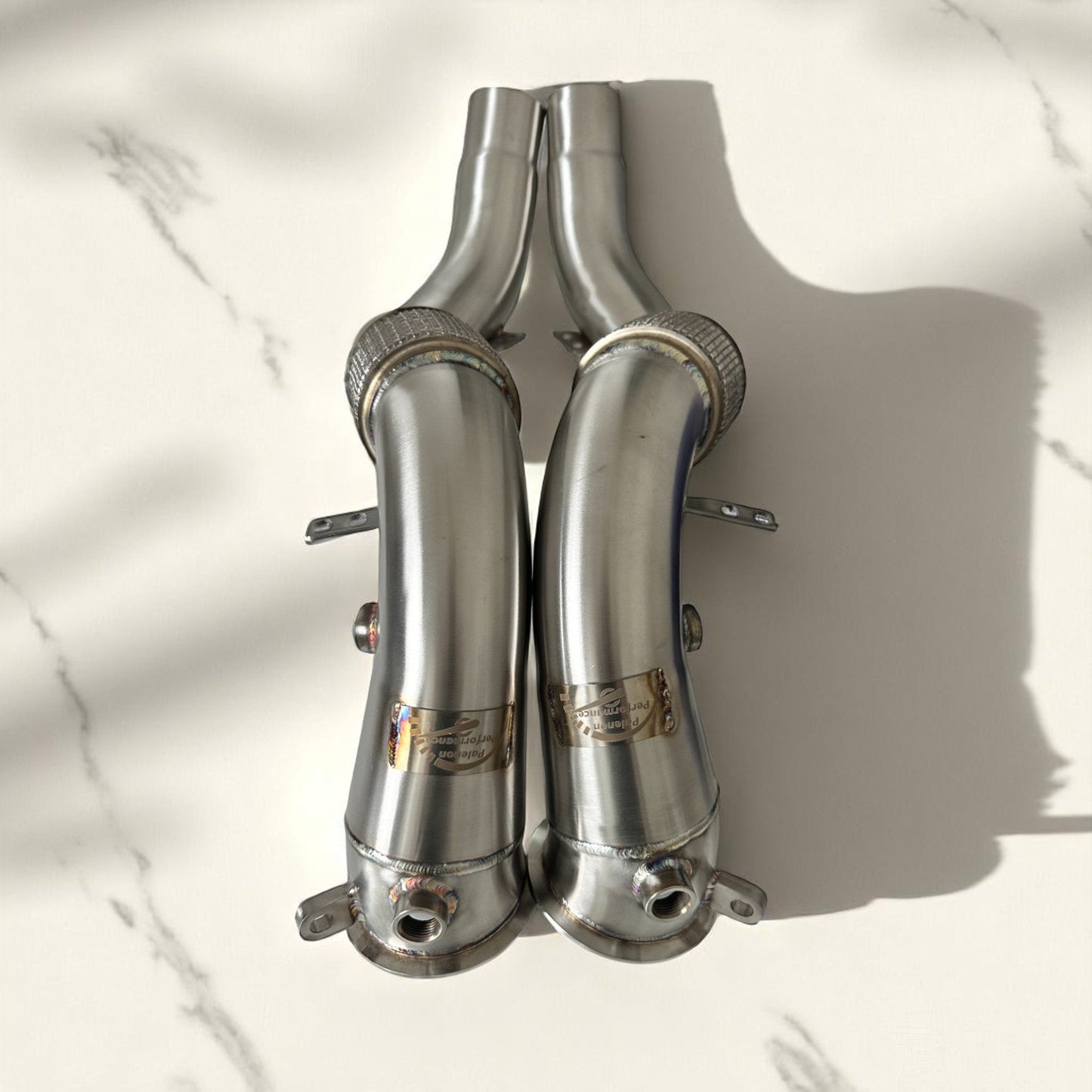 Palenon Performance BMW N63R/N63B Catless Race Downpipes - M550i, 750i, M850i, X5, X6, X7