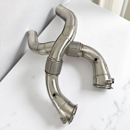 Palenon Performance BMW N63R/N63B Catless Race Downpipes - M550i, 750i, M850i, X5, X6, X7