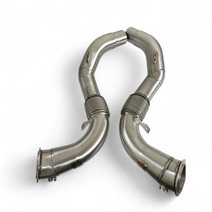 Palenon Performance BMW N63R/N63B Catless Race Downpipes - M550i, 750i, M850i, X5, X6, X7
